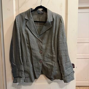 Sandro Ferrone Linen Blazer